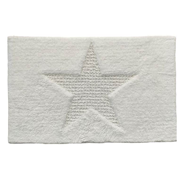 8.jpg Bleach White Non-Slip Fluffy Soft Cotton Bathmat - BT 008 (60x90cm) - Image 1