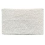 Bleach White Non-Slip Fluffy Soft Cotton Bathmat - BT 009 (60x90cm)