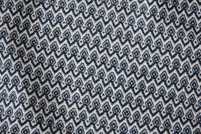 Dark blue and white couch TAL-023, 130X270cm