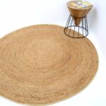 Natural braided jute rugs showcasing eco-friendly design, durability, and timeless rustic charm