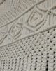 Natural & White Handmade Cotton Curtain - MAC 003 (120x210cm) - Image 3