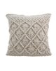 Natural White Color Cotton Cushion with Filler for Bedroom, Living Room, Hallway - CS 171 (60x60cm)