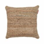 Natural Jute Decorative Farmhouse Cushion Cover for Couch, Sofa, and Floor - CS 032 (45x45cm)
