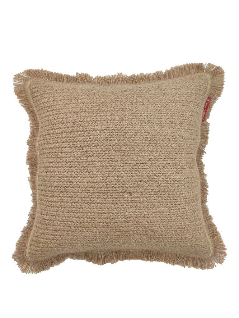 IMG_20211106_152641-1-1-768x1024-1.jpg Natural Color Jute & Cotton Cushion with Filler for Balcony & Floor - CS 030 (45x45cm) - الصورة 1