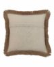 Natural Color Jute & Cotton Cushion with Filler for Balcony & Floor - CS 030 (45x45cm) - الصورة 2