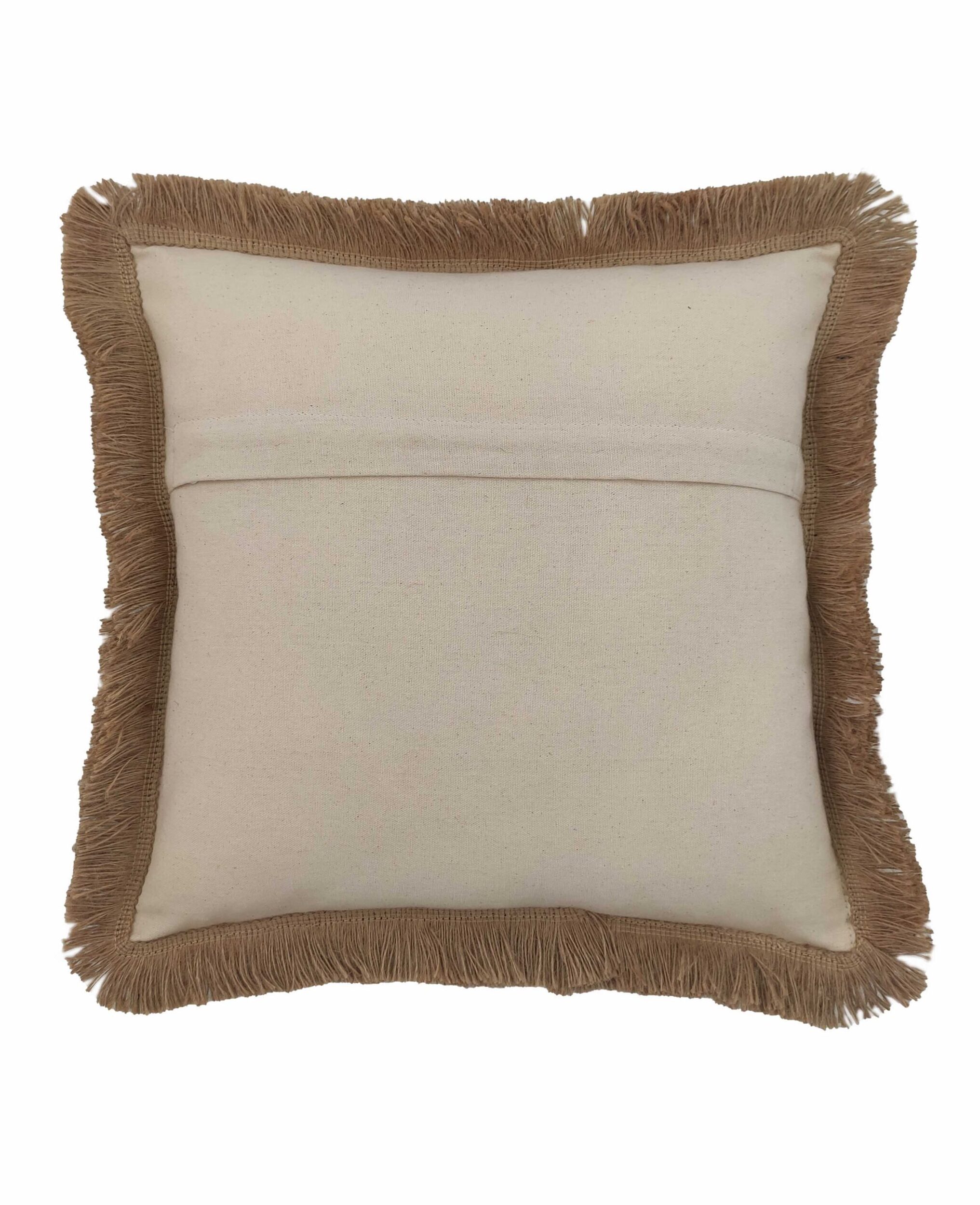IMG_20211106_152745-1-scaled-2.jpg Natural Color Jute & Cotton Cushion with Filler for Balcony & Floor - CS 030 (45x45cm) - الصورة 2