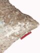 Gold Polyester Cushion Cover with Shiny Sequins for Bed, Couch, Sofa, and Car - CS 021 (40x40cm) - Image 4