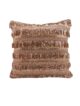 Light Pink Polyester Sparkling Cushion Cover for Window Seat and Cafe - CS 028 (40x40cm)
