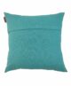 Turquoise Cotton Macrame Cushion with Fringes for Couch, Window Seat - CS 037 (60x60cm) - الصورة 3