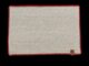Red and White Cotton Placemat - PM 015 (30x44cm) - الصورة 4