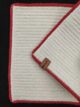 Red and White Cotton Placemat - PM 015 (30x44cm) - الصورة 2