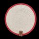Round Red and White Placemat - PM 010 - الصورة 4