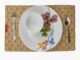 Natural and Gold Polyester Placemat - PM 023 (30x44cm) - الصورة 2