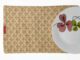 Natural and Gold Polyester Placemat - PM 023 (30x44cm) - الصورة 3