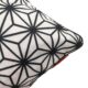 White and Black Polyester Cushion Cover for Living Room, Floor, and Sofa - CS 073 (45x45cm) - Image 4