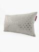 White Velvet Cushion - CS 096 (30x50cm) - الصورة 2