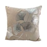 Cream Polyester Cushion Cover for Car and Living Room - CS 093 (45x45cm)
