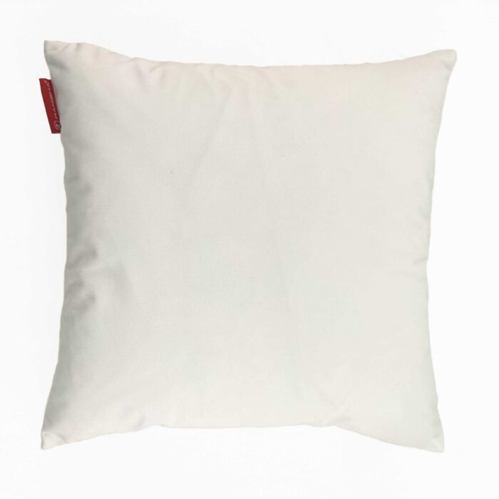 White Polyester Cushion Cover for Car and Living Room - CS 093 (45x45cm) - Image 4