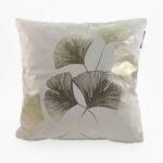 White Polyester Cushion Cover for Car and Living Room - CS 093 (45x45cm)