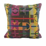 Multi-Color Polyester Cushion Cover for Living Room, Floor, and Sofa - CS 070 (45x45cm)