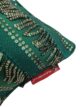 Dark Green Shiny & Sparkling Polyester Cushion Cover with Filler for Party and Playroom - CS 076 (30x50cm) - الصورة 3