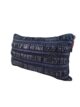Dark Blue Shiny & Sparkling Polyester Cushion Cover with Filler for Party and Playroom - CS 079 (30x50cm) - الصورة 3