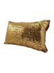 Gold Color Polyester Cushion with Filler for Floor, Bed, Couch - CS 080 (30x50cm) - الصورة 2