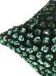 Black & Green Color Polyester Cushion with Filler for Living Room, Hallway - CS 082 (30x50cm) - الصورة 2