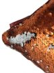 Orange & Silver Color Polyester Cushion with Filler for Sofa, Bed, Living Room - CS 086 (30x50cm) - Image 4