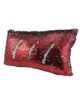 Red & Silver Color Polyester Cushion with Filler for Sofa, Bed, Living Room - CS 085 (30x50cm) - Image 2