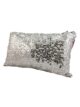 Natural & White Color Sequence Polyester Cushion with Filler for Floor, Bed, Couch - CS 087 (30x50cm) - الصورة 2