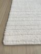 Bleach White Non-Slip Fluffy Soft Cotton Bathmat - BT 001 (60x90cm) - الصورة 5