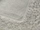 Bleach White Non-Slip Fluffy Soft Cotton Bathmat - BT 006 (60x90cm) - الصورة 3