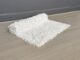 Bleach White Non-Slip Fluffy Soft Cotton Bathmat - BT 006 (60x90cm) - الصورة 2