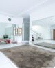 Luxurious grey shaggy rug for hallway decor MPV 05 170x240cm by Ramsha Home