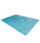 Aqua color shaggy rug MPV 02 for drawing room decor, 170x240cm, soft and stylish by Ramsha Home.