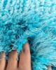 Soft shaggy rug MPV 02 in aqua color, 170x240cm, perfect for drawing room decor by Ramsha Home.