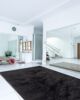 Modern Black Glitter Bedroom Rug - MPV 07 (170x240cm)