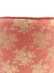 Pink & Gold Color Floor Pouf for Living Room - PF 021 (40x40x40cm) - الصورة 3