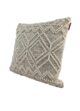 Natural & Black Color Handmade Cotton and Wool Woven Cushion - CS 051 (60x60cm) - الصورة 2