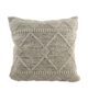 Natural & Black Handmade Bedroom Decor Cotton-Wool Cushion - CS 047 (60x60cm)