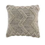 Natural & Black Color Handmade Cushion - CS 046 (45x45cm)