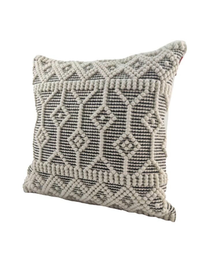 ⁦Handmade Cotton & Wool Woven Cushion - CS 050 (60x60cm)⁩ - الصورة ⁦2⁩
