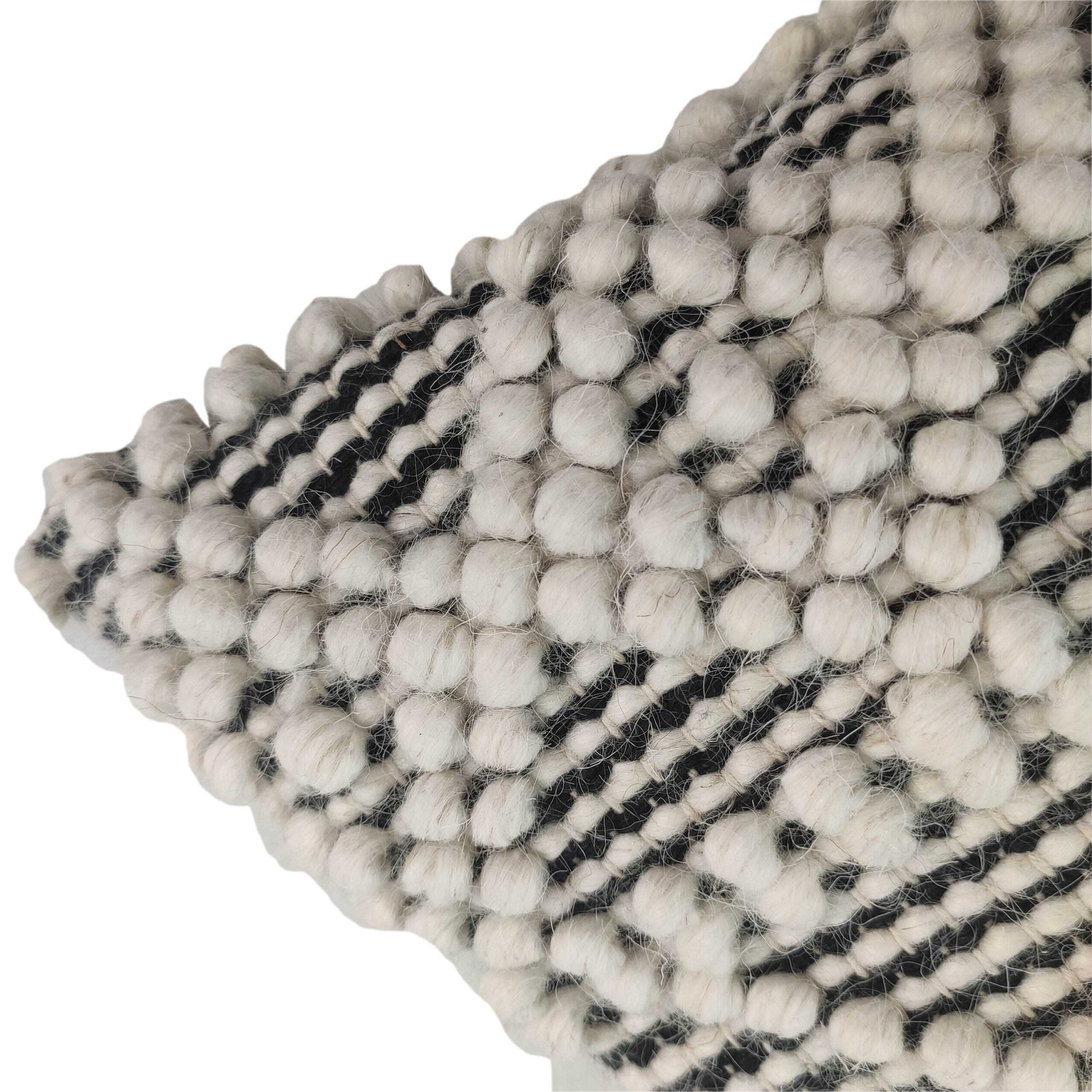 IMG_20220203_161731-scaled-1.jpg Handmade Cotton & Wool Woven Cushion - CS 050 (60x60cm) - الصورة 5