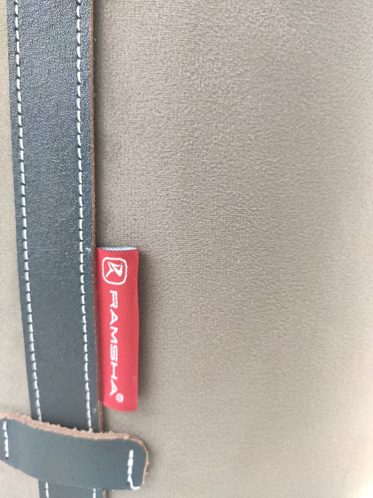 IMG_20220204_100529-1-2.jpg Brown Color Polyester Pouf with Leather Handle for Study Room - PF 024 (40x40x50cm) - الصورة 4