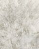 Soft shaggy rug MPV-01 in white color, 170x240cm, perfect for entryway decor by Ramsha Home.