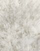 Soft shaggy rug MPV 01 in white color, 80x200cm, perfect for entryway decor by Ramsha Home.