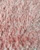 Plush pink modern kids room shaggy rug MPV-06, 60x180cm by Ramsha Home