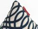 Blue & White Color Embroidery Cotton Cushion with Filler for Bedroom, Couch, and Car - CS 118 (45x45cm) - الصورة 4