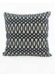 Blue & White Color Embroidery Cotton Cushion with Filler for Bedroom, Couch, and Car - CS 118 (45x45cm)